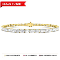 Lab grown diamond tennis bracelet