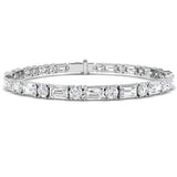 16.17ct Diamond Bracelet in 9K White Gold
