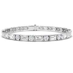 16.17ct Diamond Bracelet in 9K White Gold