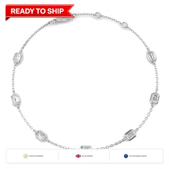 Lab grown diamond tennis bracelet