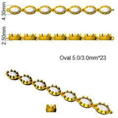7.80Carat Oval Teal Sapphire & Diamond Designer Bracelet 9k Yellow Gold Ready To Ship