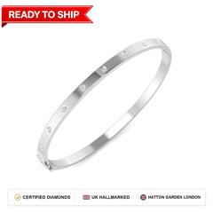 Lab grown diamond tennis bracelet