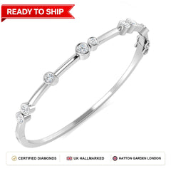 Lab grown diamond tennis bracelet