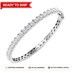 Lab grown diamond tennis bracelet