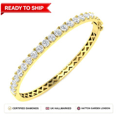Lab grown diamond tennis bracelet