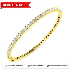 Lab grown diamond tennis bracelet