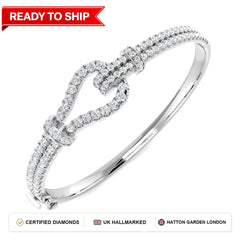 Lab grown diamond tennis bracelet