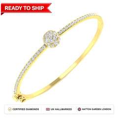 Lab grown diamond tennis bracelet