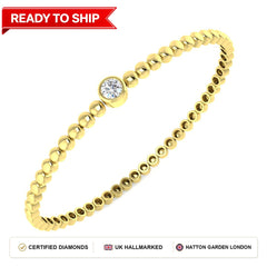 Lab grown diamond tennis bracelet