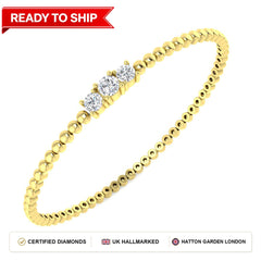 Lab grown diamond tennis bracelet