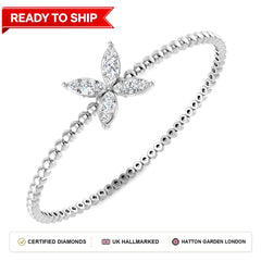 Lab grown diamond tennis bracelet