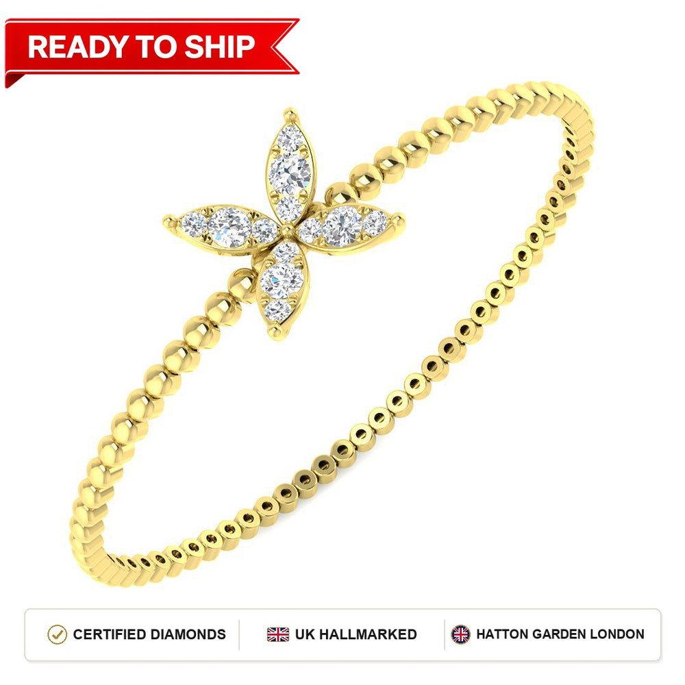 Lab grown diamond tennis bracelet