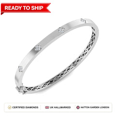 Lab grown diamond tennis bracelet