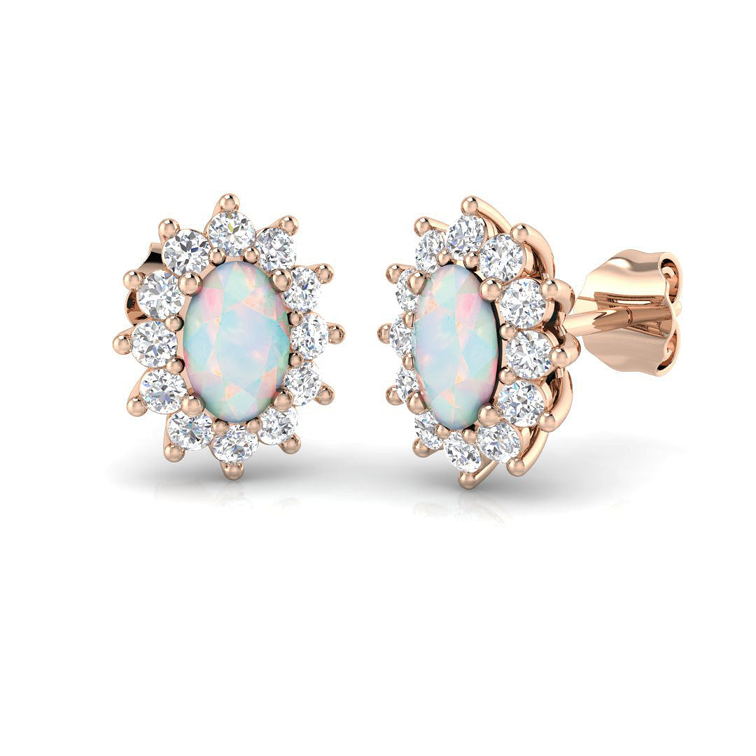 Tulty Diana Gold Diamond Earrings | Luxurious 1ct to 6ct Elegance