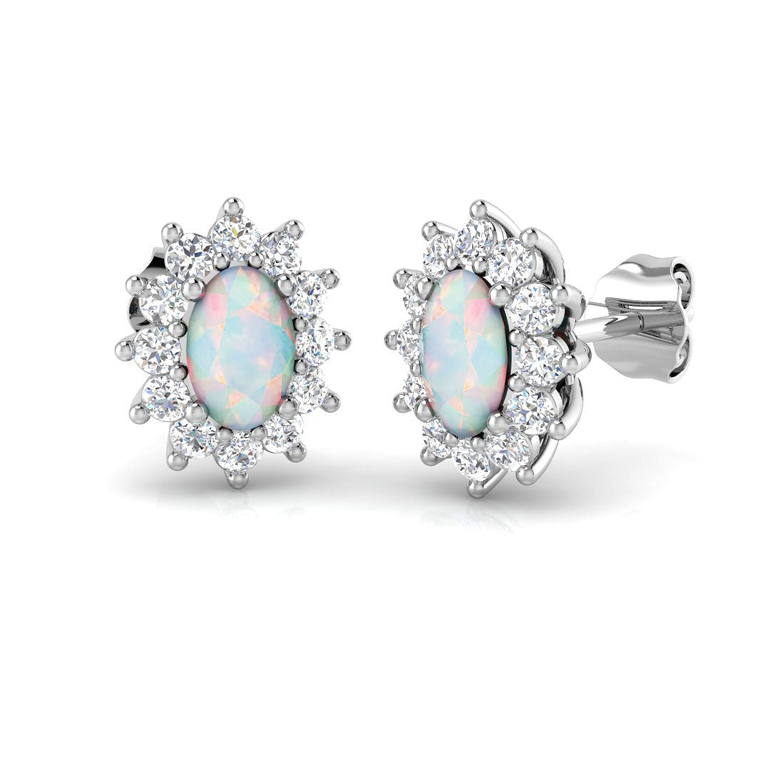Tulty Diana Gold Diamond Earrings | Luxurious 1ct to 6ct Elegance