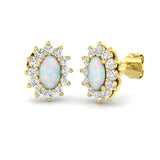 Tulty Diana Gold Diamond Earrings | Luxurious 1ct to 6ct Elegance