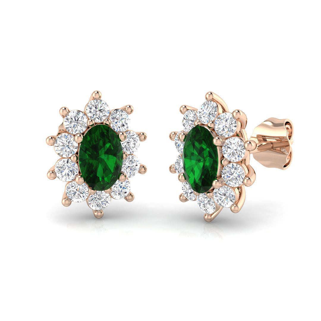 Elegant Tulwy Gold Diamond Earrings - 1.5ct Luxury Style Diana