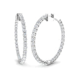 Hoop Earrings - Luswy Gold 5ct To 7ct Luxury Statement