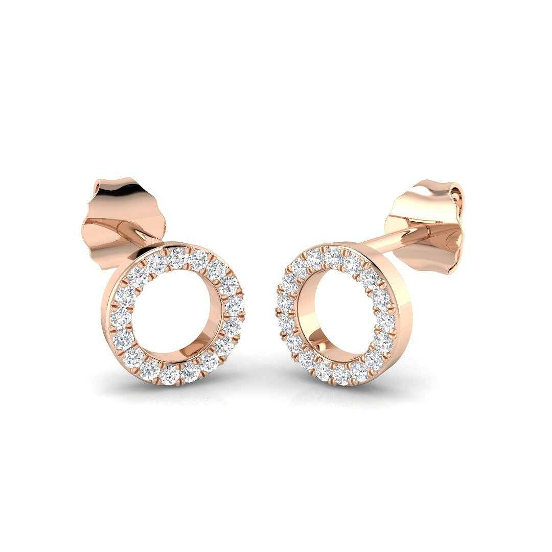 "Arley Gold Diamond Drop Earrings - Luxe 0.1ct to 0.15ct Jewelry"