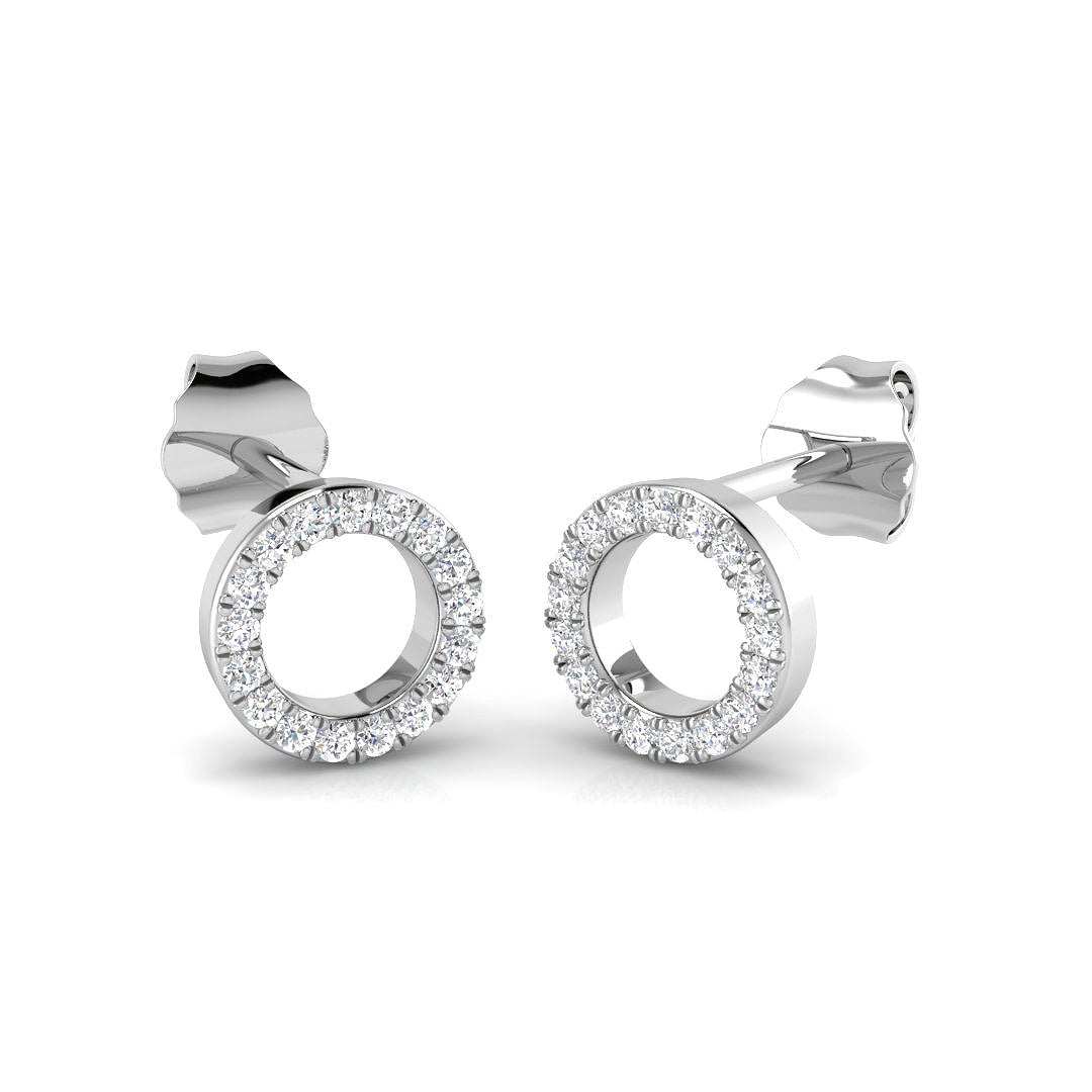 "Arley Gold Diamond Drop Earrings - Luxe 0.1ct to 0.15ct Jewelry"