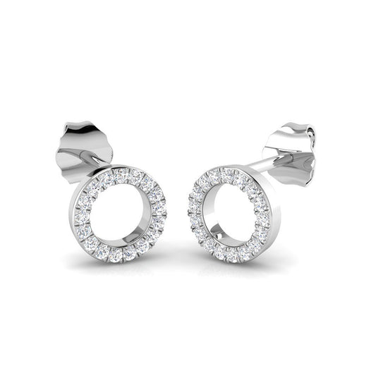 "Arley Gold Diamond Drop Earrings - Luxe 0.1ct to 0.15ct Jewelry"