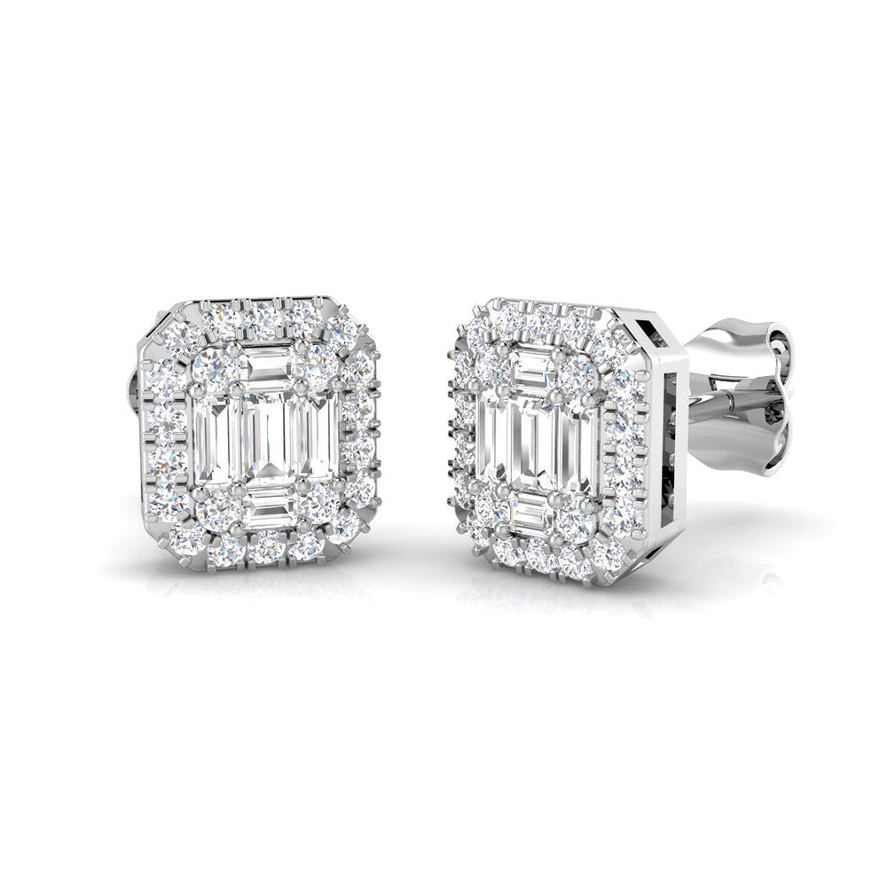 Arabella Diamond Earring 0.5 ct  Platinum, 9ct, 18ct White, Yellow & Rose Gold | Handcrafted Fine Jewellery-12