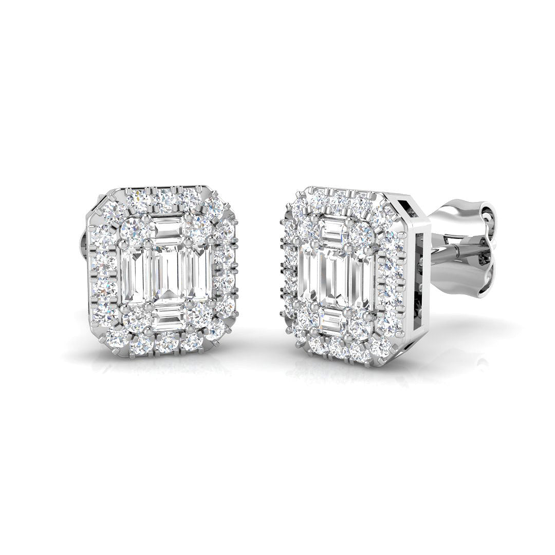 Arabella Diamond Earring 0.5 ct  Platinum, 9ct, 18ct White, Yellow & Rose Gold | Handcrafted Fine Jewellery-12