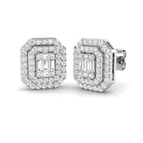 Isadora Diamond Earring 0.75 ct  Platinum, 9ct, 18ct White, Yellow & Rose Gold | Handcrafted Fine Jewellery-12