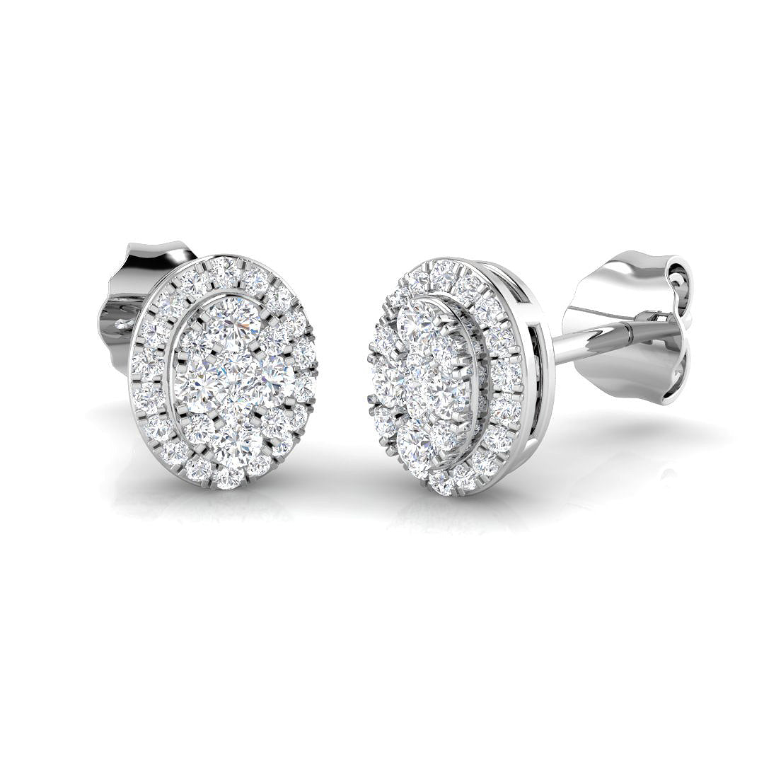 Celia Gold Cluster Diamond Earrings: Luxury Jewelry from 0.25ct to 8.5ct