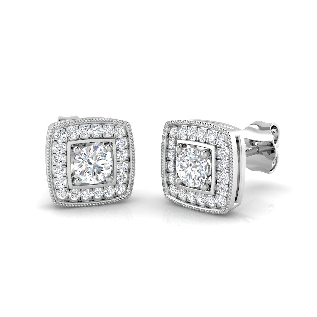 Imogen Diamond Earring 0.33 ct  Platinum, 9ct, 18ct White, Yellow & Rose Gold | Handcrafted Fine Jewellery-12