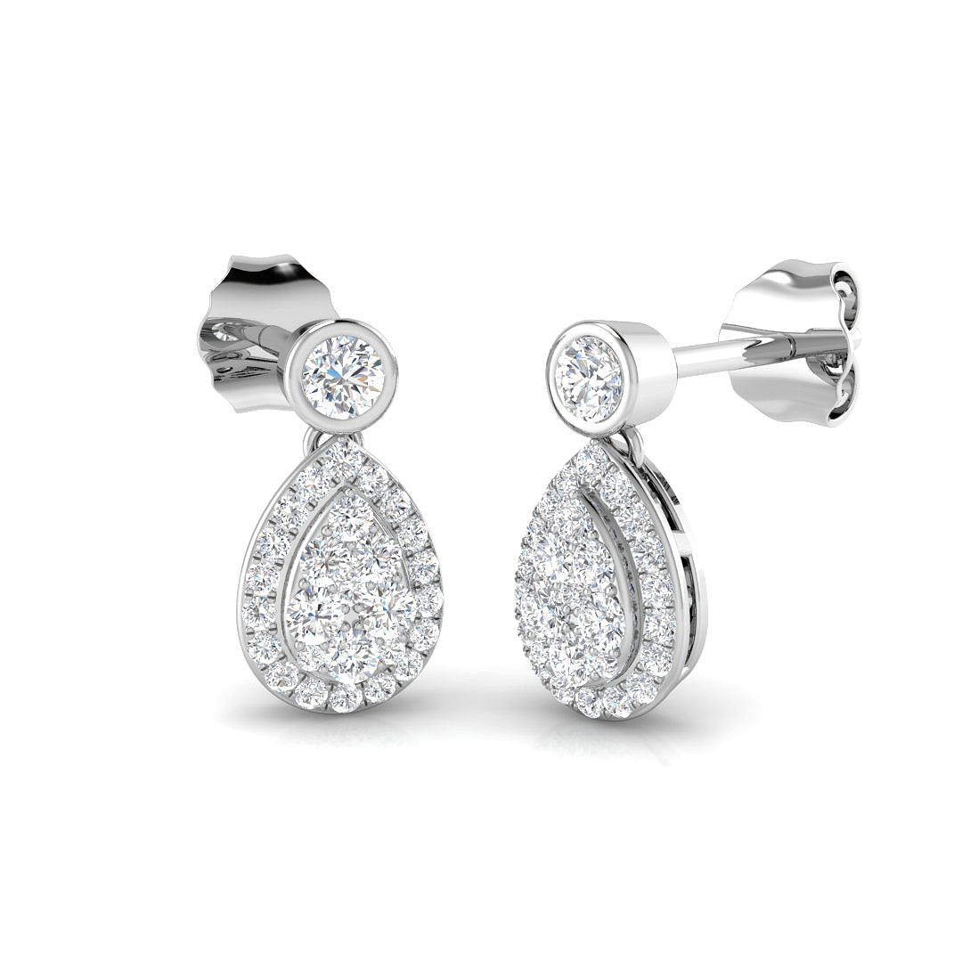 Tsavorite Diamond Earring 0.33 ct  Platinum, 9ct, 18ct White, Yellow & Rose Gold | Handcrafted Fine Jewellery-12