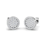 Truwy Gold 0.5ct Diamond Earrings - Elegant Shape Luxury Jewelry