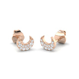 Debby Gold Diamond Earrings - Elegant Shape, 0.05ct to 0.1ct Luxury
