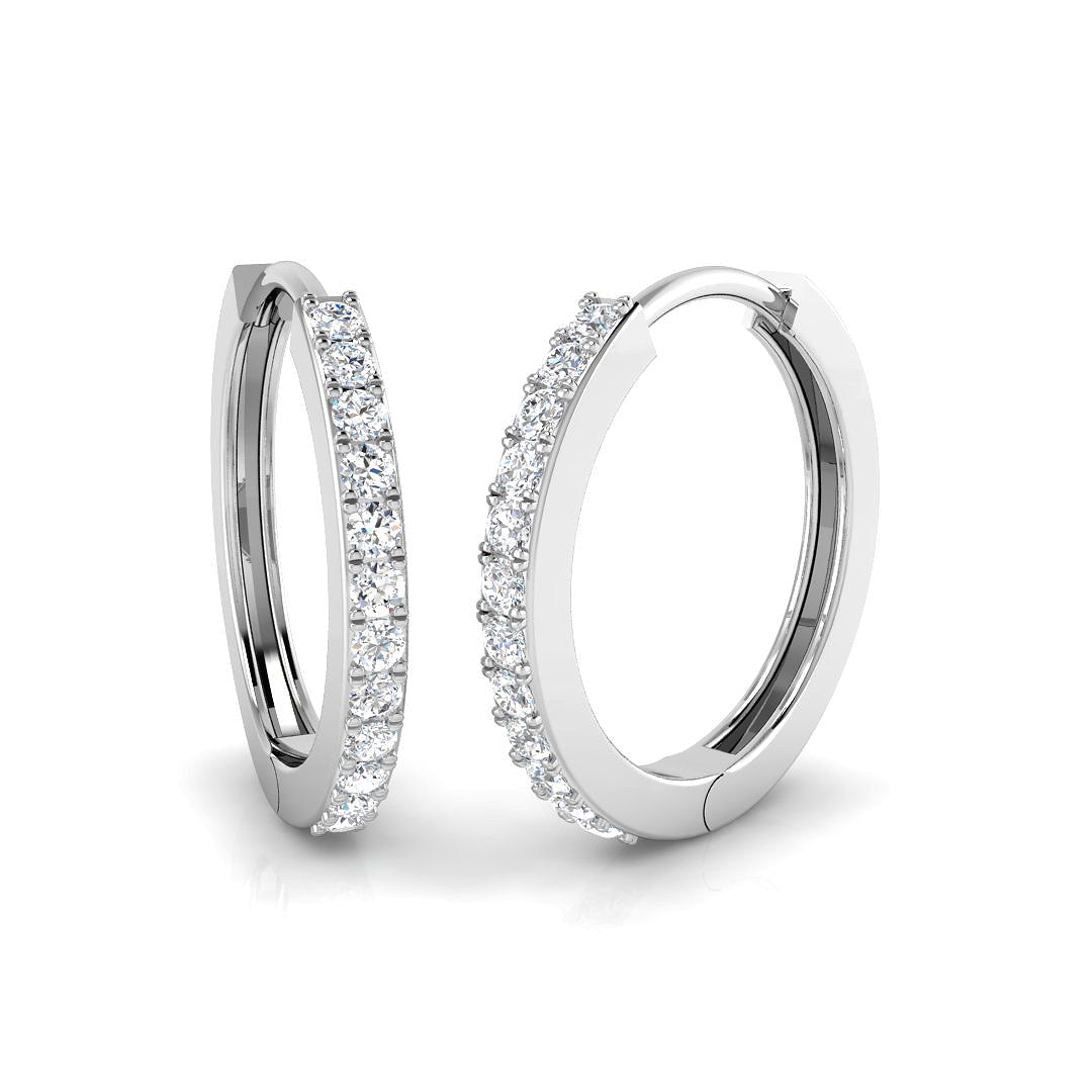 Hoop Earrings - Tunmy 0.2ct Lab Grown Diamond