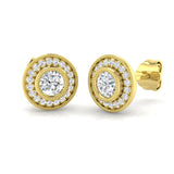 Vintage Gold Diamond Earrings | Soapy Collection | 0.5ct to 1.75ct Elegance