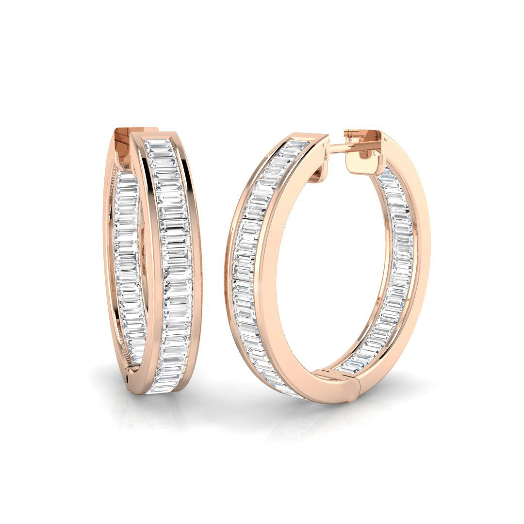 Hoop Earrings - Toxxy 1.25ct Diamond Fine Jewelry