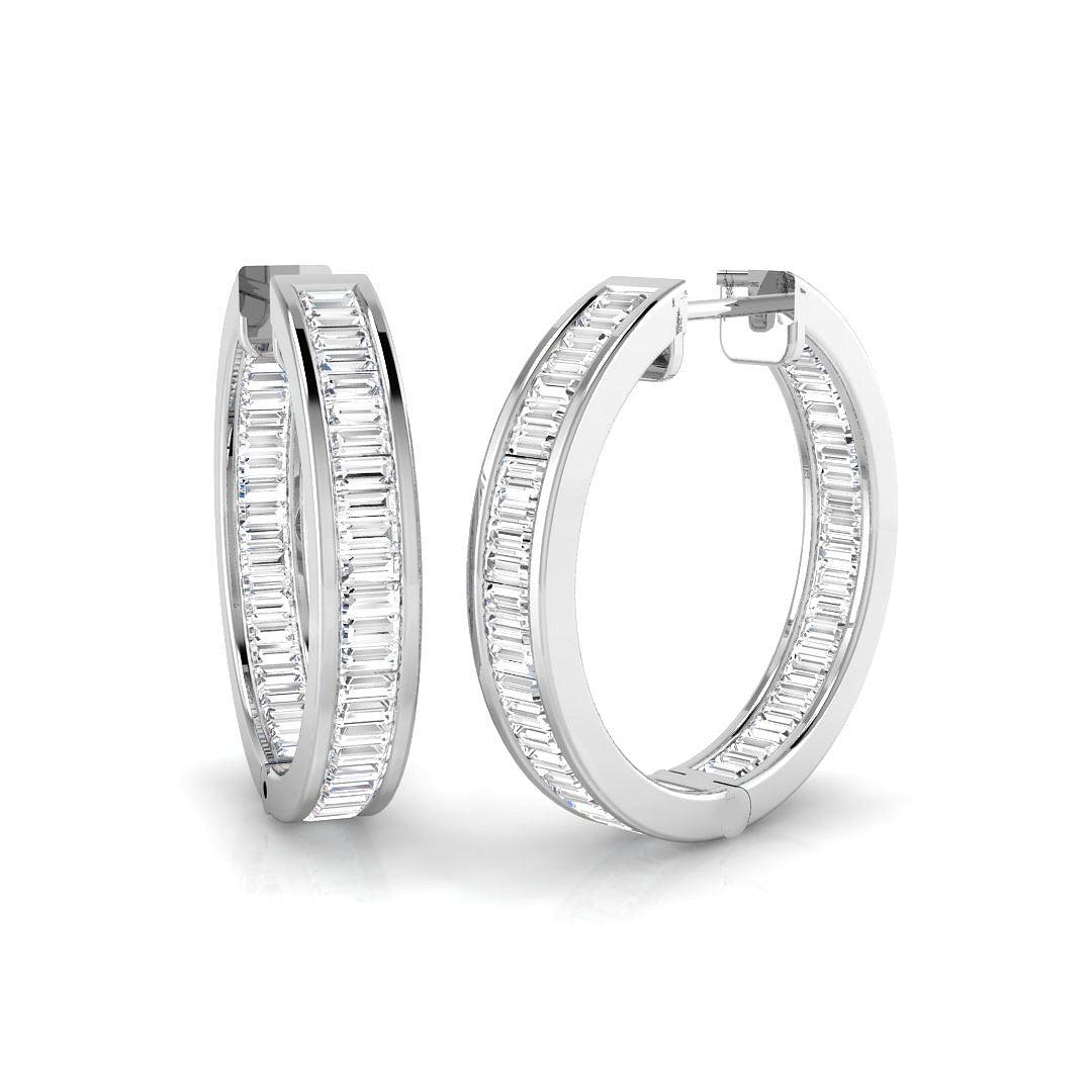 Hoop Earrings - Toxxy 1.25ct Diamond Fine Jewelry