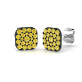 "Buffy Gold Diamond Earrings | Elegant 0.33ct to 0.5ct Gemstone Style"