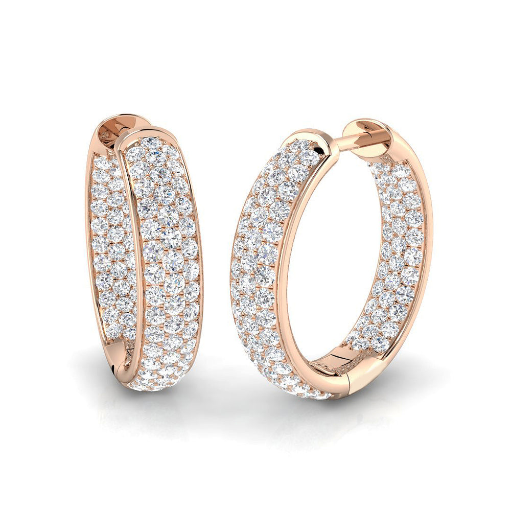 Hoop Earrings - Alfie 1.5ct Lab Grown Diamond