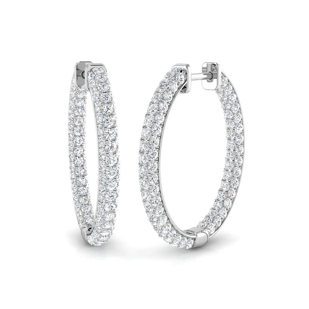 Hoop Earrings - Erhty 2.5ct Gold Pure Elegance