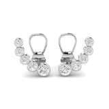 Gold Diamond Crawler Earrings - Elegant 0.33ct Luxury Jewelry