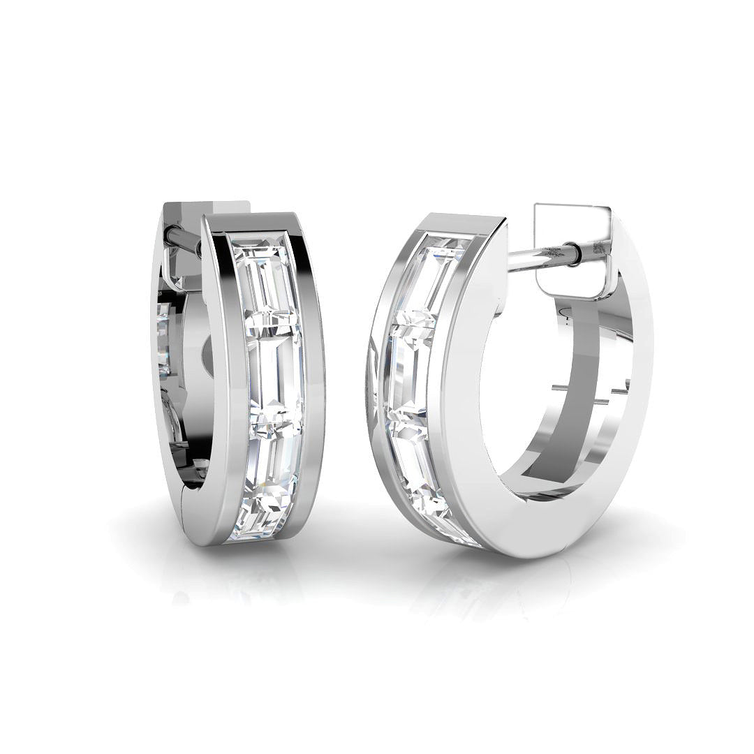 Hoop Earrings - Toysy 0.5ct Exquisite Diamond