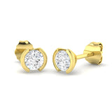 1 Carat Platinum Diamond Stud Earring