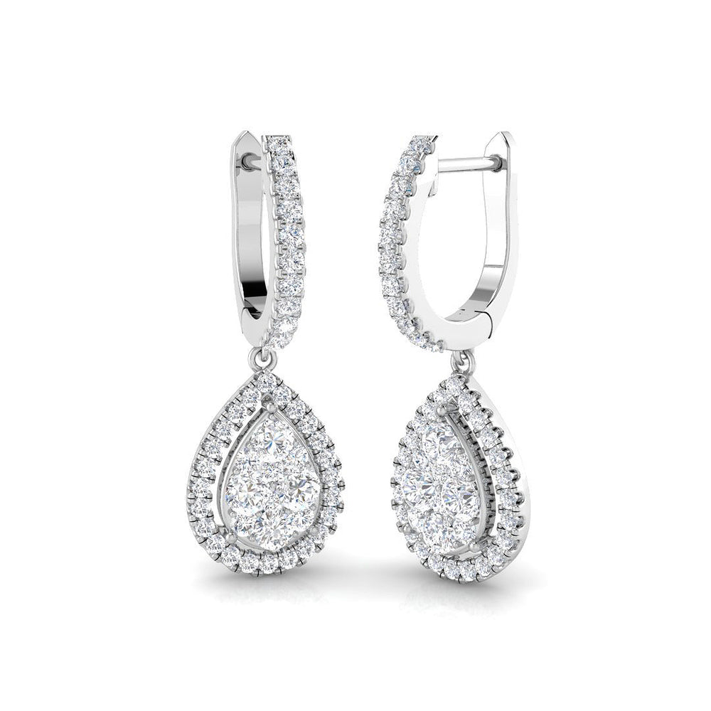 Richmond Diamond Earring 1 ct  Platinum, 9ct, 18ct White, Yellow & Rose Gold | Handcrafted Fine Jewellery-12