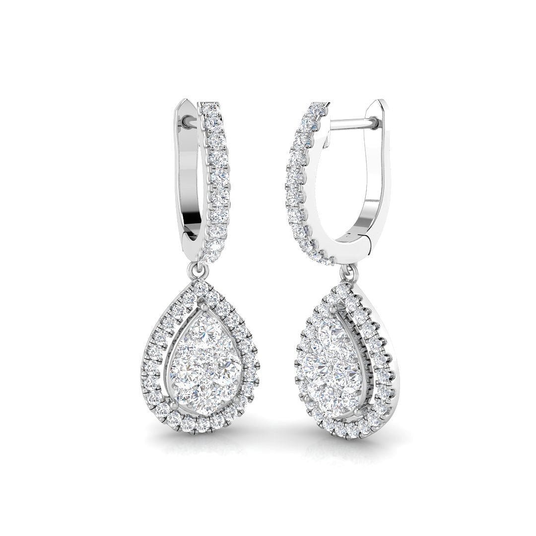 Richmond Diamond Earring 1 ct  Platinum, 9ct, 18ct White, Yellow & Rose Gold | Handcrafted Fine Jewellery-12