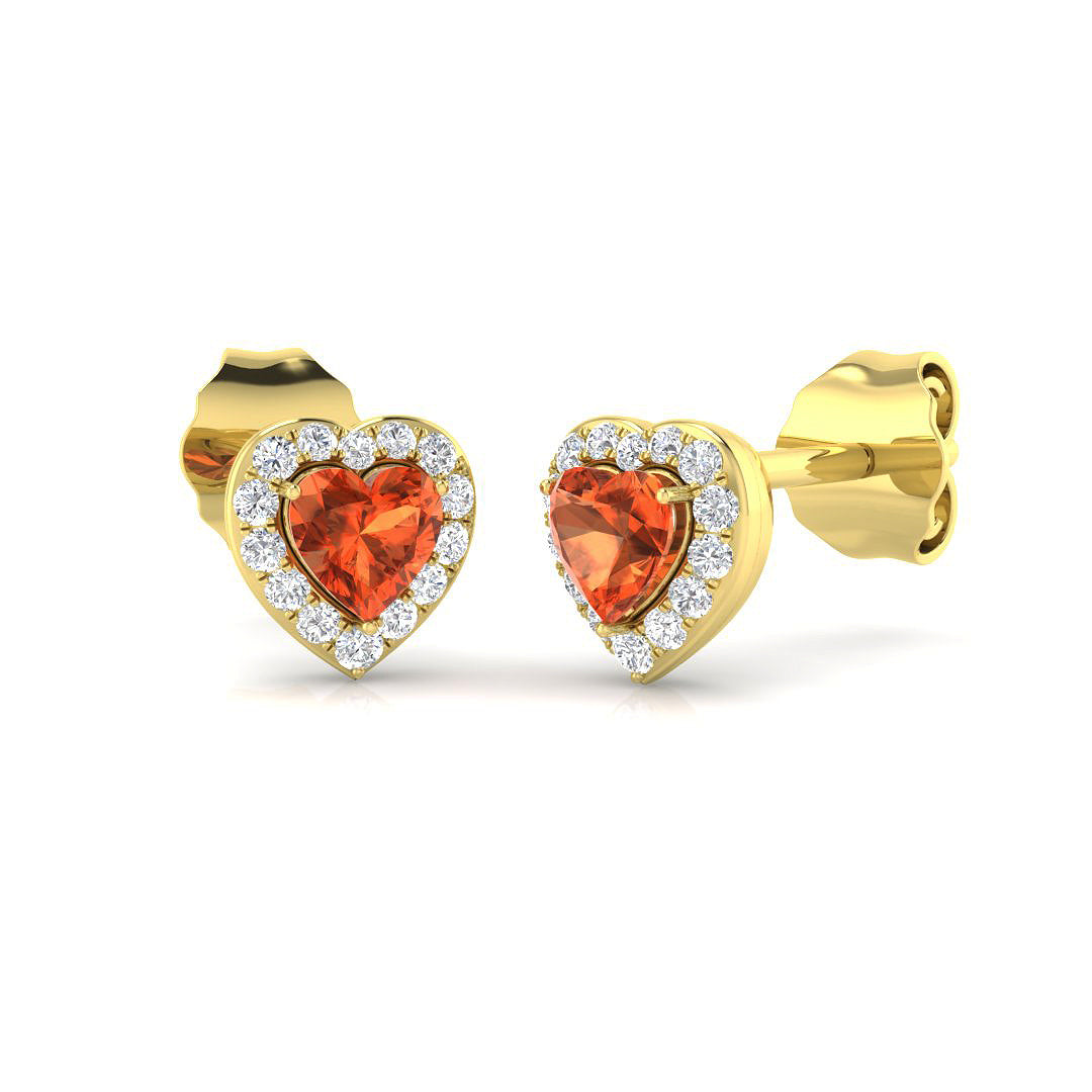 Trony Multi Sapphire Gold Earrings - Elegant Diamond Luxury Jewelry