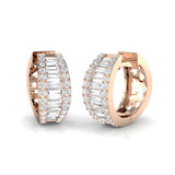 Blair Luxury Gold Diamond Earrings - Baguette & Brilliant 1.5ct-2.5ct