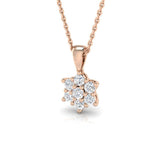 Azalea Cluster Diamond Pendant 0.3ct to 2ct Gold (Without Chain )
