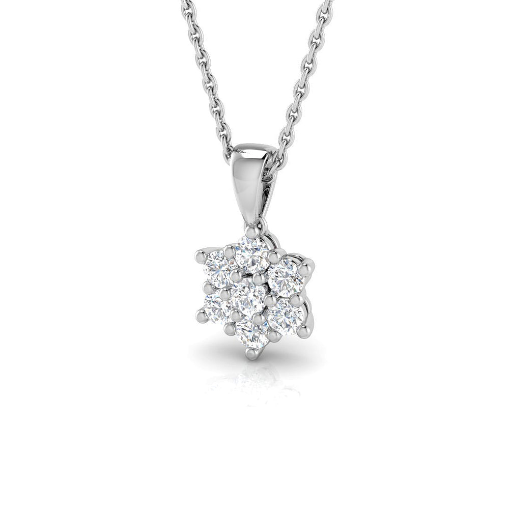 Azalea Cluster Diamond Pendant 0.3ct to 2ct Gold (Without Chain )