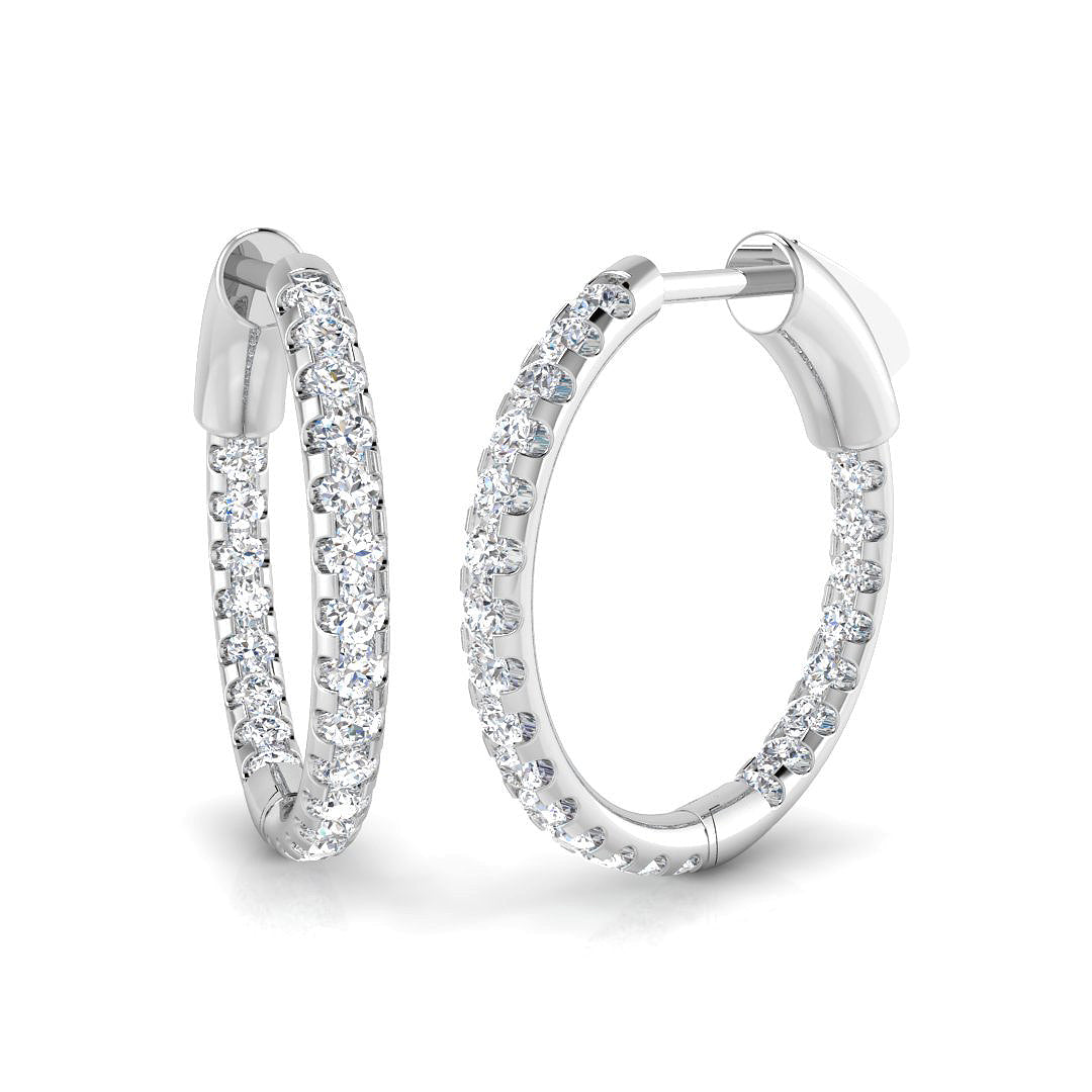 Hoop Earrings - Tunby 0.5ct Lab Grown Diamond